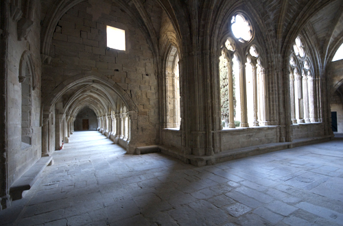 Esquina nororiental del claustro de Vallbona